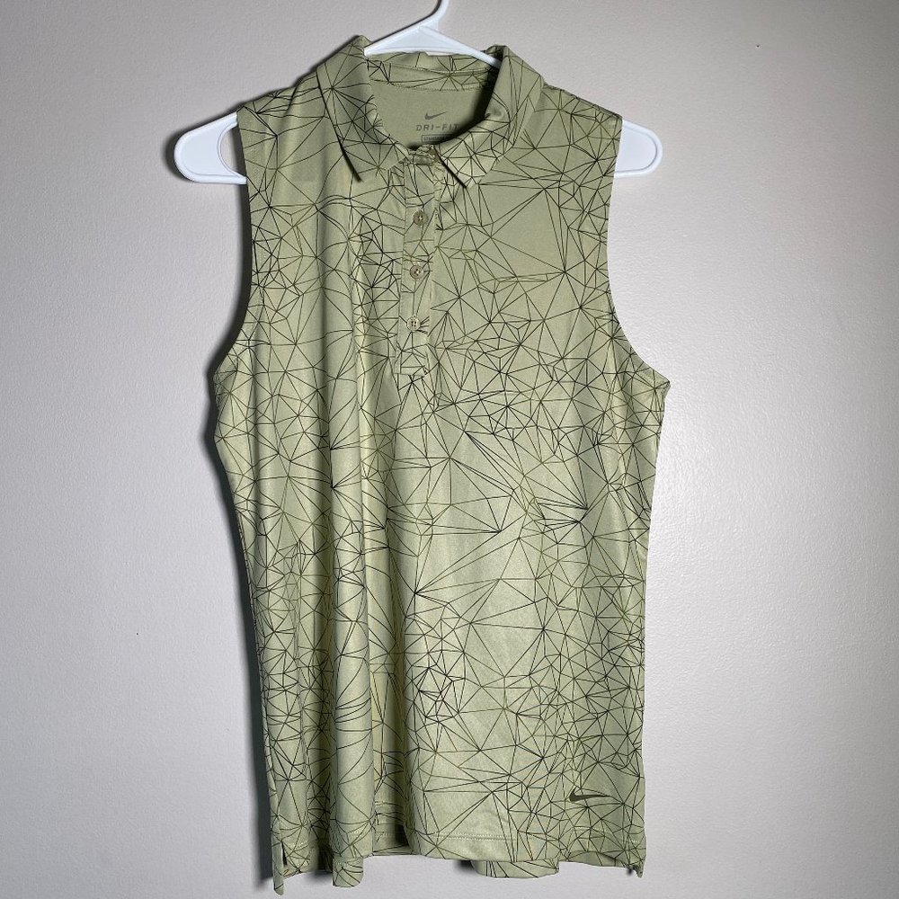 Nike Medium Dri-fit Golf Tank Top with Geometric Print